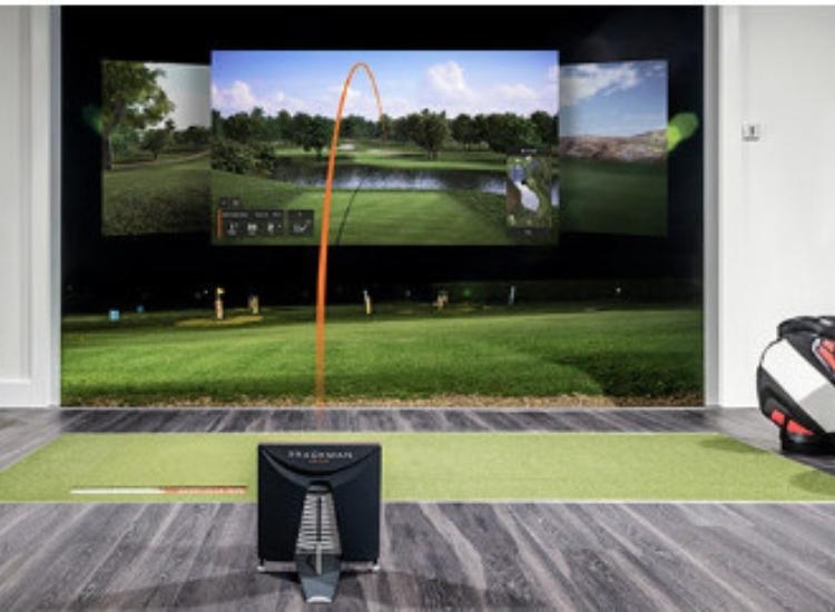 Phòng 3D Golf trang bị nhiều công nghệ hiện đại nhất thế giới