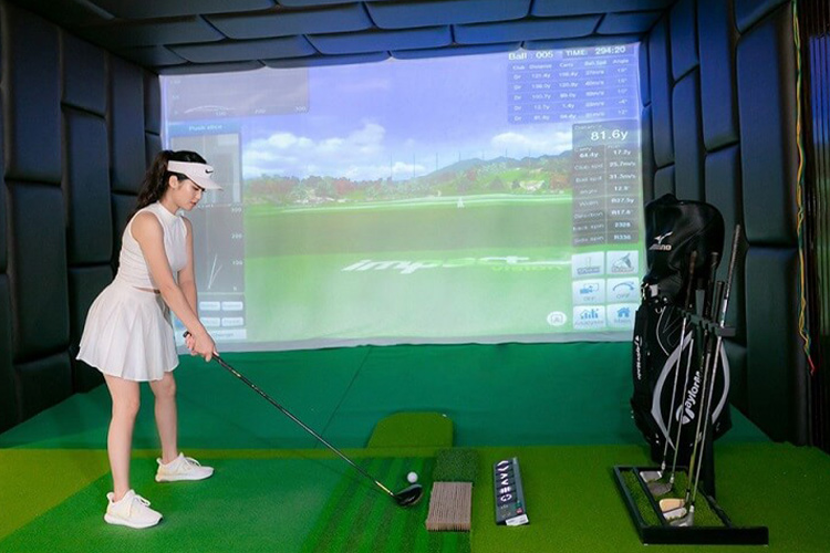 Kích thước phòng Golf 3D nhỏ
