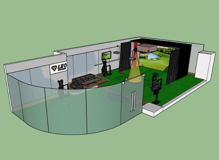 Quy trình 15 bước thi công phòng tập Golf 3D tại The Golf Concepts