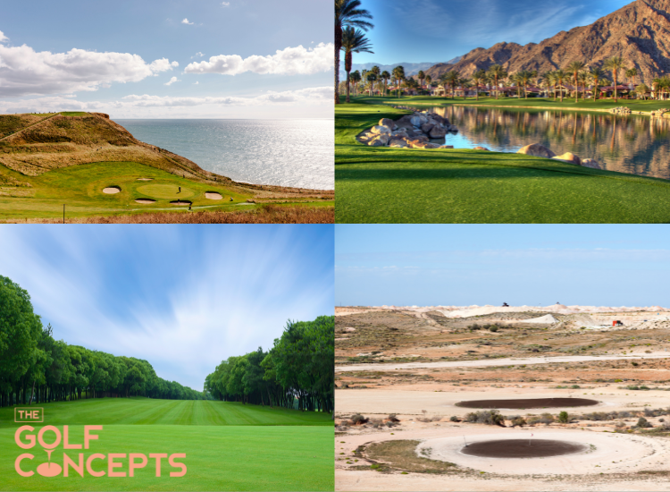Phân loại sân golf dựa vào địa hình